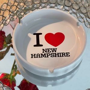 I Love New Hampshire Vintage Ashtray